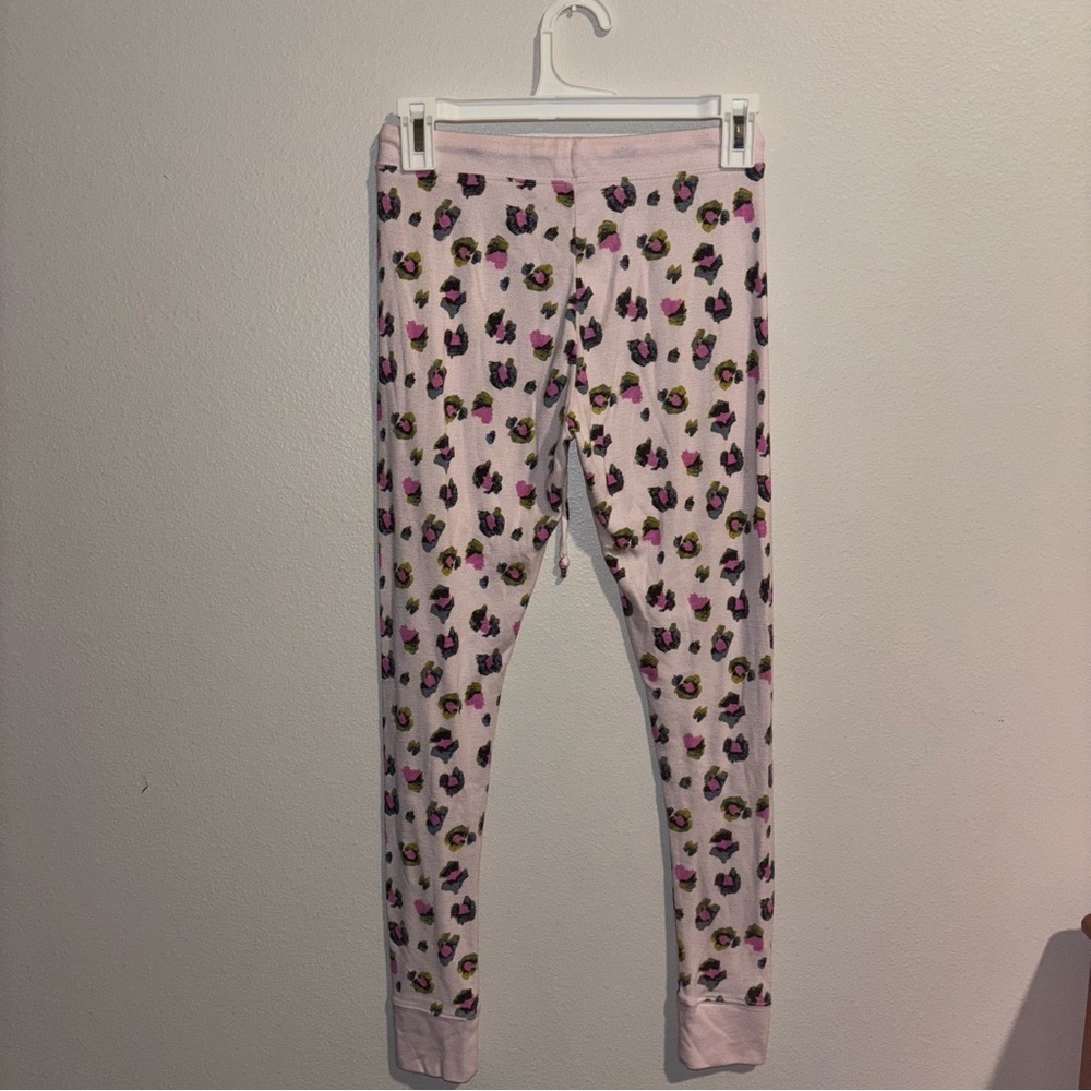 Pink Leopard Print Pajama Pants Size XS - Picture 4 of 4
